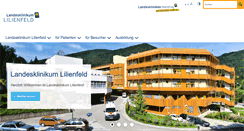 Desktop Screenshot of lilienfeld.lknoe.at