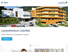 Tablet Screenshot of lilienfeld.lknoe.at